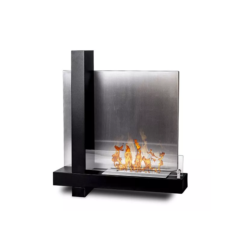 cross ethanol kachel, 2000 watt verwarmingsvermogen Kleur Geborsteld roestvrij staal