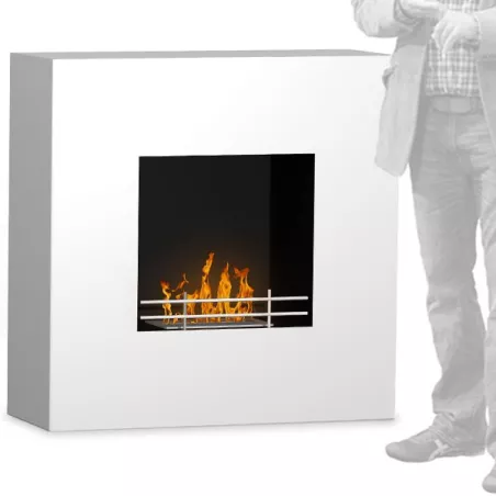 Elite grote ethanol haard Kleur Wit