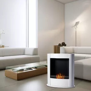Vrijstaande bio-ethanol haard