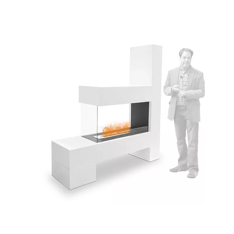 Grote Montecarle haard 8.000 watt : Wikao Kleur Wit