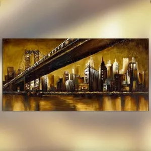 Schilderij Brooklyn 152 x 76 cm