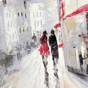 Schilderij Montmartre 120 x 80 : Wikao huis en ontwerp