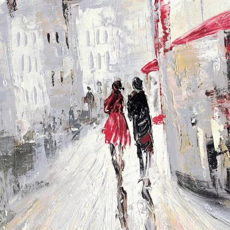 Schilderij Montmartre 120 x 80 : Wikao huis en ontwerp