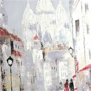 Schilderij Montmartre 120 x 80 : Wikao huis en ontwerp