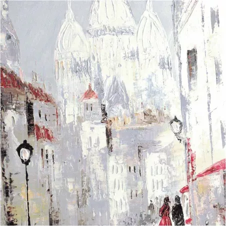 Schilderij Montmartre 120 x 80 : Wikao huis en ontwerp