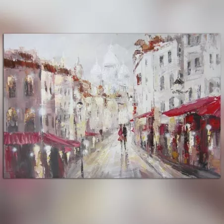 Schilderij Montmartre 120 x 80 : Wikao huis en ontwerp