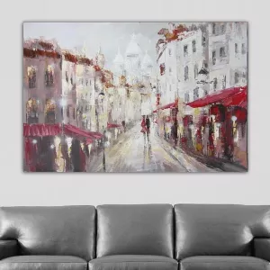 Schilderij Montmartre 120 x 80 : Wikao huis en ontwerp