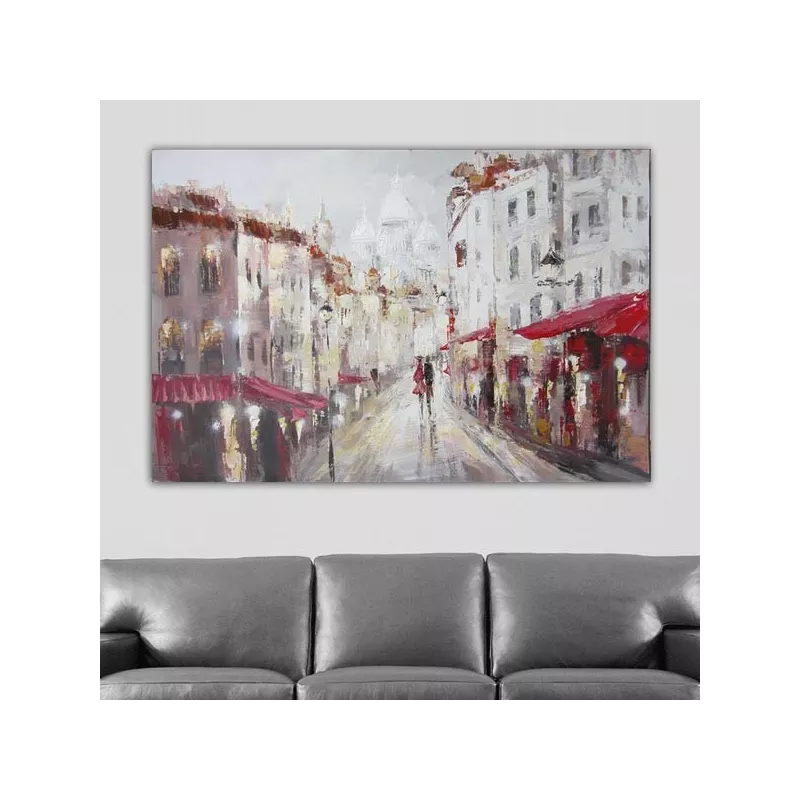 Schilderij Montmartre 120 x 80 : Wikao huis en ontwerp