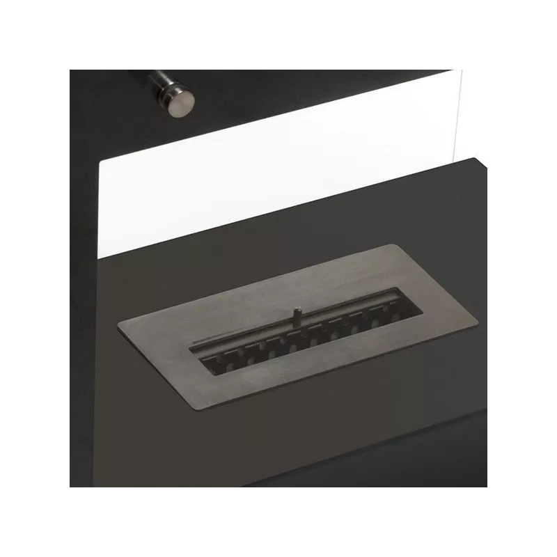 Torino staande ethanol design haard Kleur Zwart