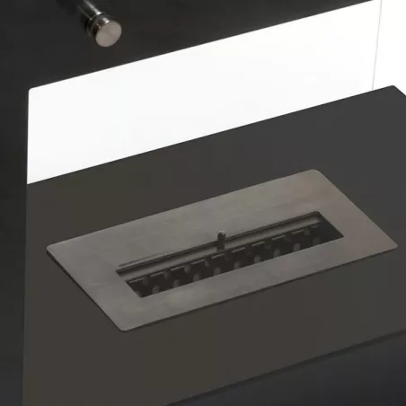 Torino staande ethanol design haard Kleur Zwart