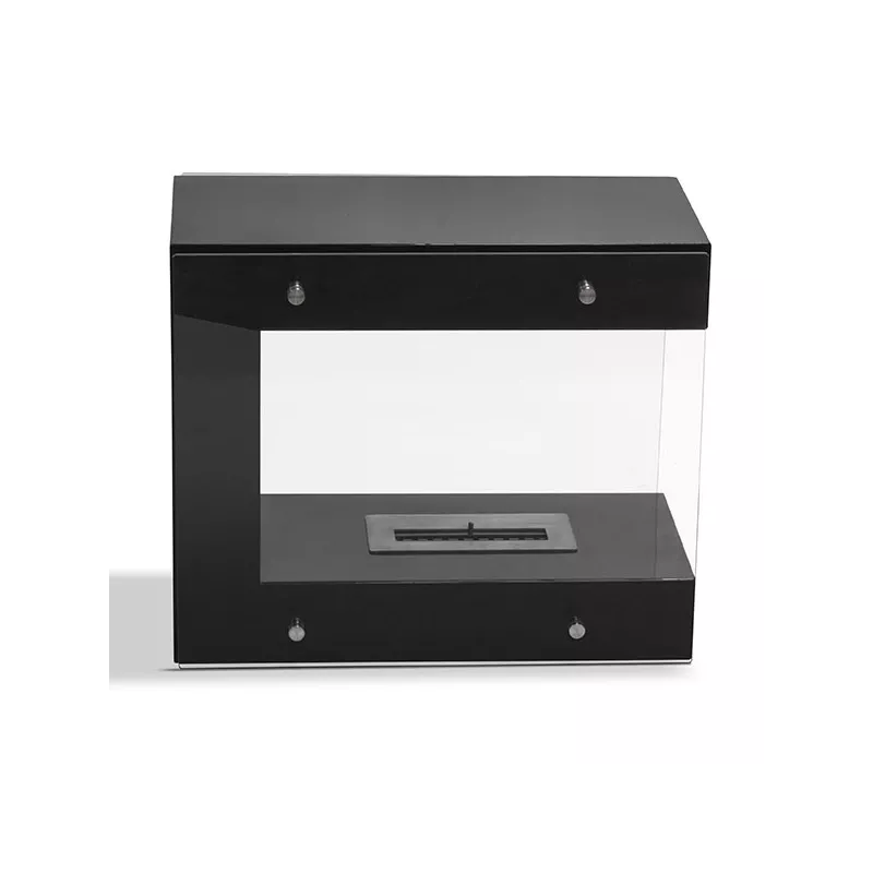 Torino staande ethanol design haard Kleur Zwart