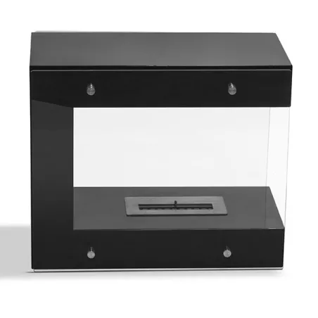 Torino staande ethanol design haard Kleur Zwart