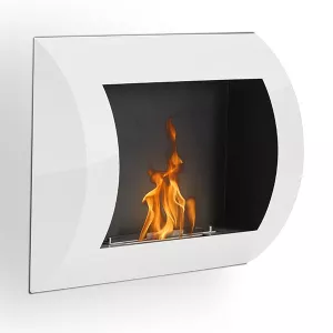 Wandgemonteerde ethanol haard Solo