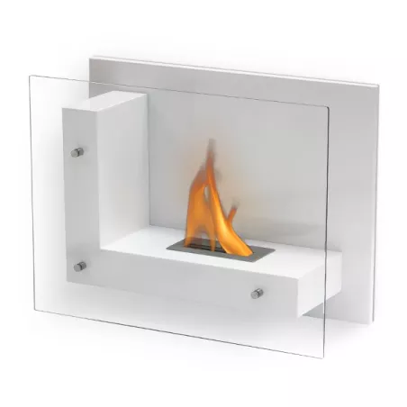 Stijlvolle Brisbane ethanol haard, 2700 watt Kleur Wit