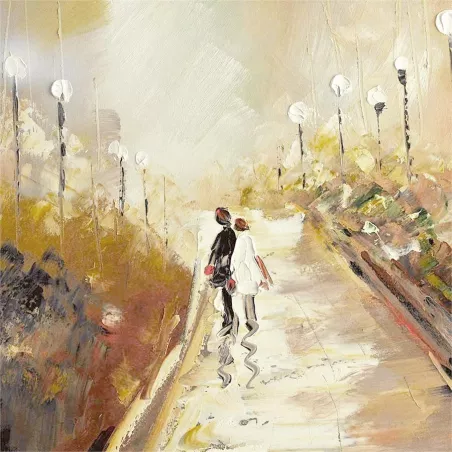 Herfst schilderij 80 x 120 cm