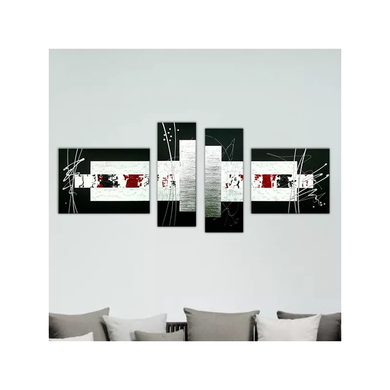 Vierluik 4 panelen grafische stijl