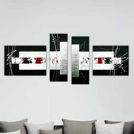 Vierluik 4 panelen grafische stijl