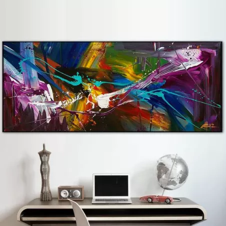 conceptueel schilderij 'contrast', 60x90