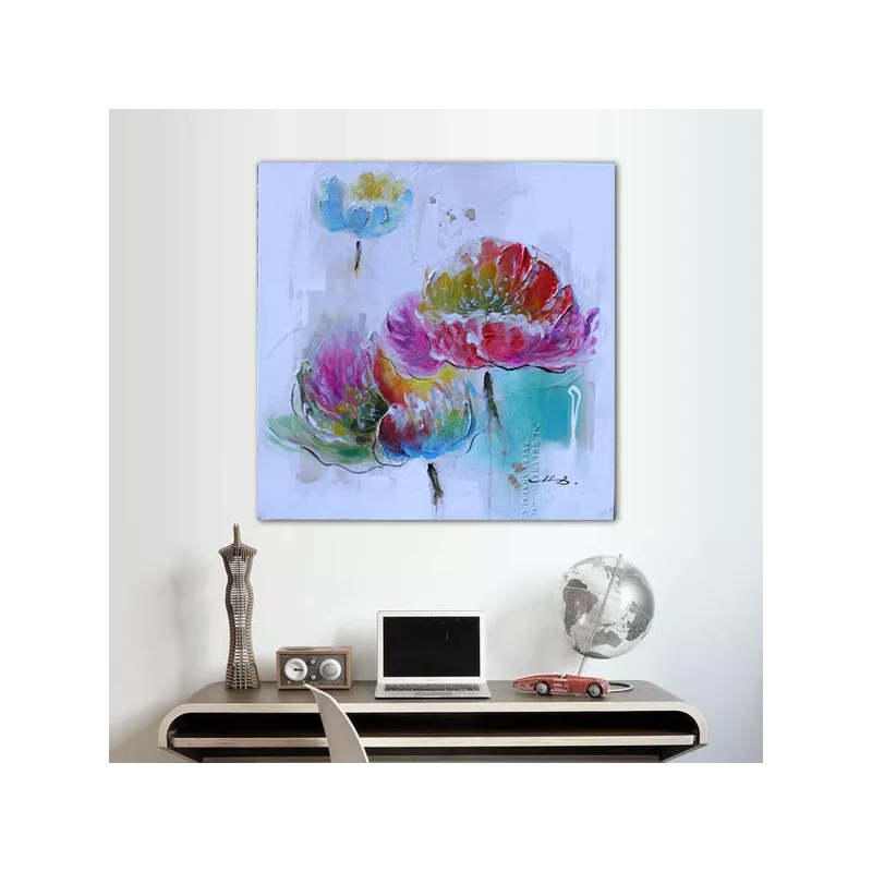 Aquarel met bloemen