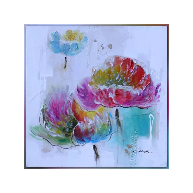 Aquarel met bloemen