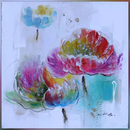 Aquarel met bloemen