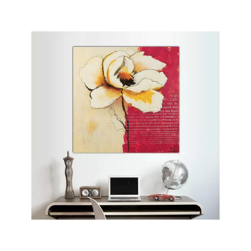 Cabrel en Lamazou schilderij, tribuut 60x60 cm
