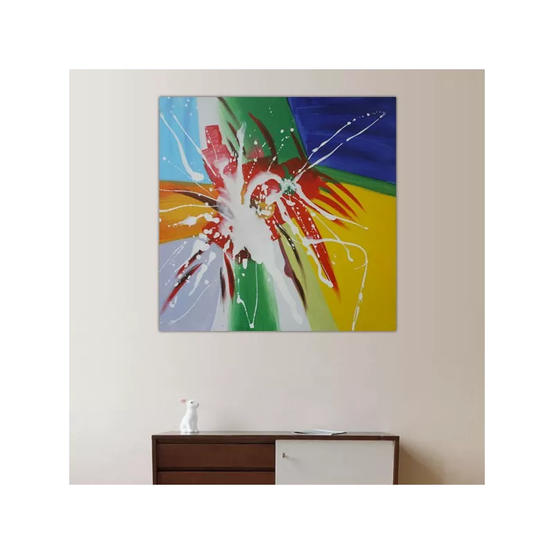 Kubistisch schilderij, goedkoop kubisme