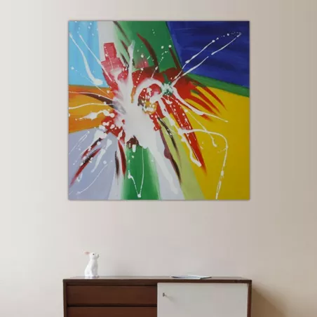 Kubistisch schilderij, goedkoop kubisme