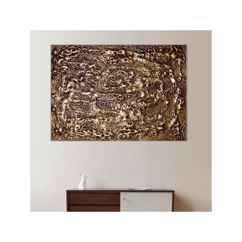 Bronzen schilderij, decoratief paneel 60x80 cm