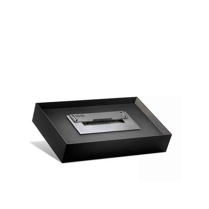 Argos, herstel van de oude schoorsteen. Kleur Zwart Brander 2.2L/4kW