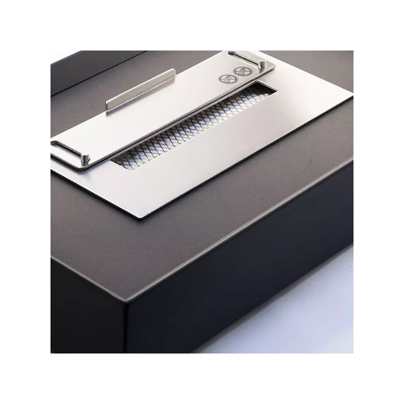 Argos, herstel van de oude schoorsteen. Kleur Zwart Brander 2.2L/4kW
