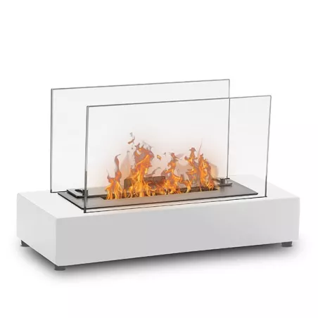 Kobe mini ethanol haard, 40 x 20 x 25 cm Kleur Wit