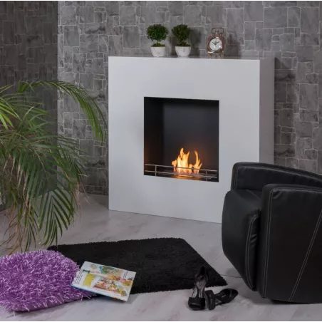 Elite grote ethanol haard Kleur Wit