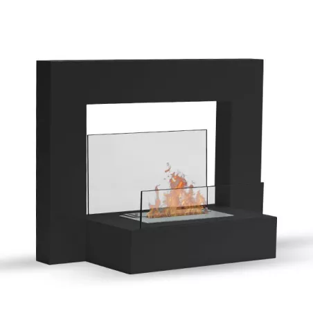 Lungo, de organische designhaard Kleur Zwart Brander 1.5L/3kW