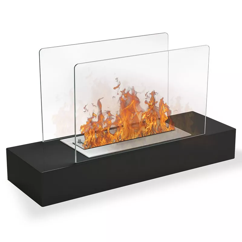 Cecina biologische minihaard Kleur Zwart Brander 1.5L/3kW