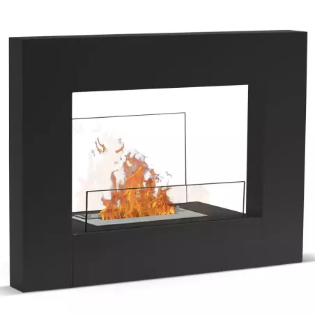 Lungo, de organische designhaard Kleur Zwart Brander 1.5L/3kW