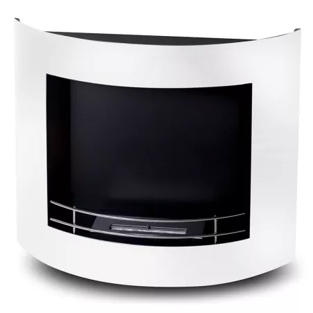 Harmonie ethanol haard, 84x27x68cm Kleur Wit Brander 2.2L/4kW