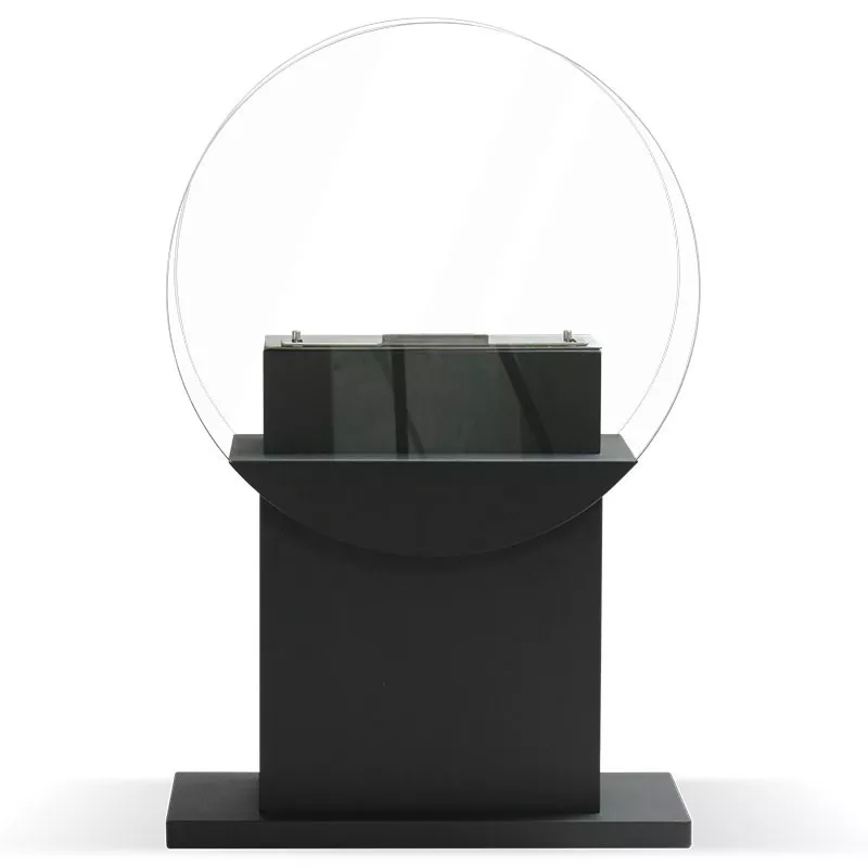 Fluvia vrijstaande haard, 78x60x24cm - 3 kW brander Kleur Zwart