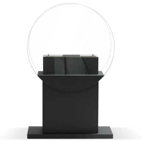 Fluvia vrijstaande haard, 78x60x24cm - 3 kW brander Kleur Zwart