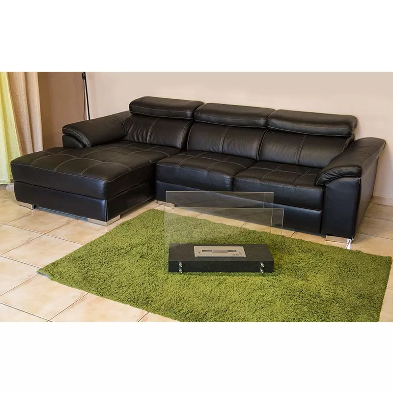Ottawa vloer open haard Kleur Wit Brander 1.5L/3kW