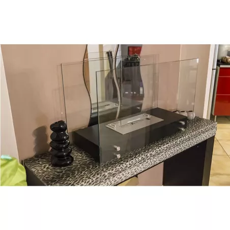 Ottawa vloer open haard Kleur Wit Brander 1.5L/3kW