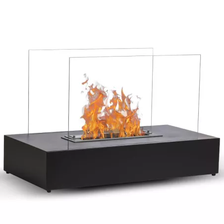 Staande ethanolhaard Lena, 80x40x45cm Kleur Zwart