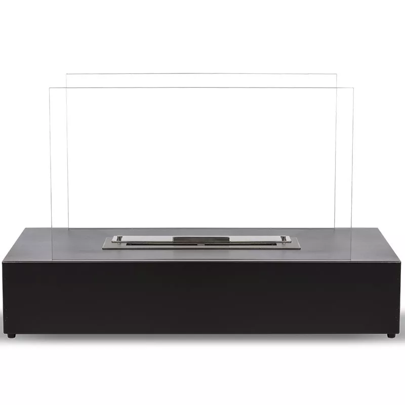 Staande ethanolhaard Lena, 80x40x45cm Kleur Zwart