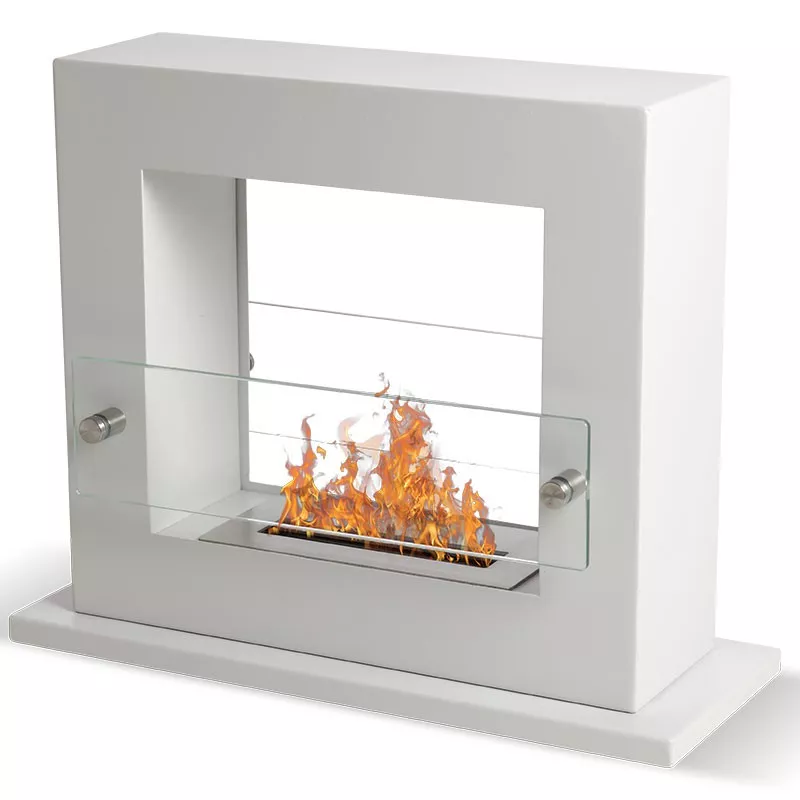Zenith Smart vrijstaande haard Kleur Wit