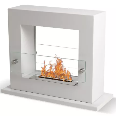 Zenith Smart vrijstaande haard Kleur Wit