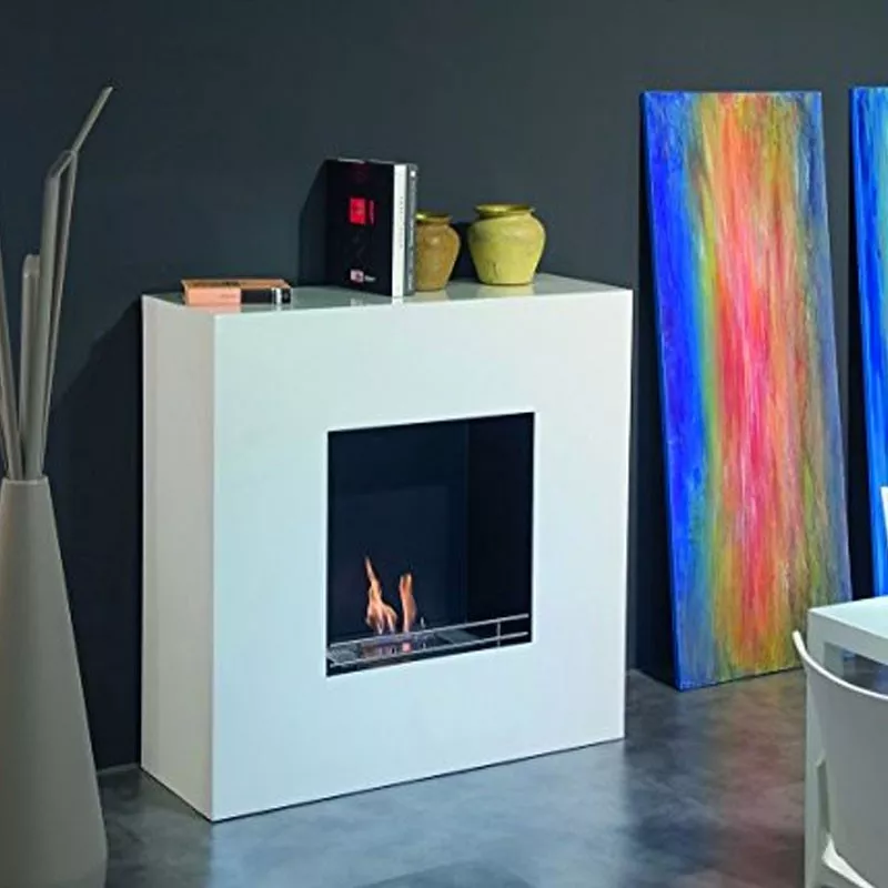 Elite grote ethanol haard Kleur Wit