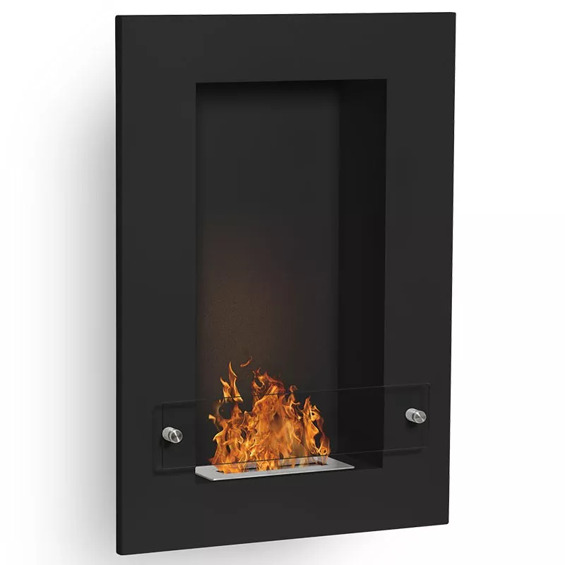 Vertigo wandhaard ethanol, 80x56x16cm Kleur Zwart