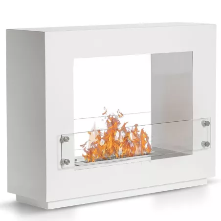 Zenith staande organische open haard Kleur Wit