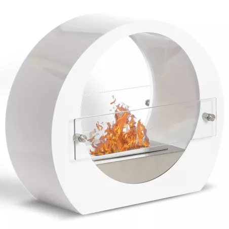 Manhattan staande ethanol haard, 2.7kw Kleur Wit