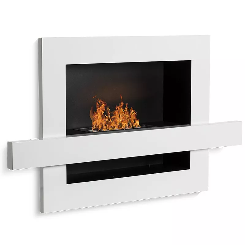 Urban bio-ethanol haard, 110x65x24cm Kleur Wit